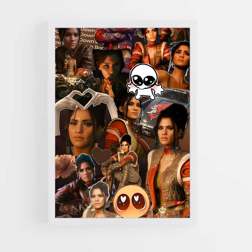 Poster Panam Adventure – affiche Cyberpunk (vue 3)